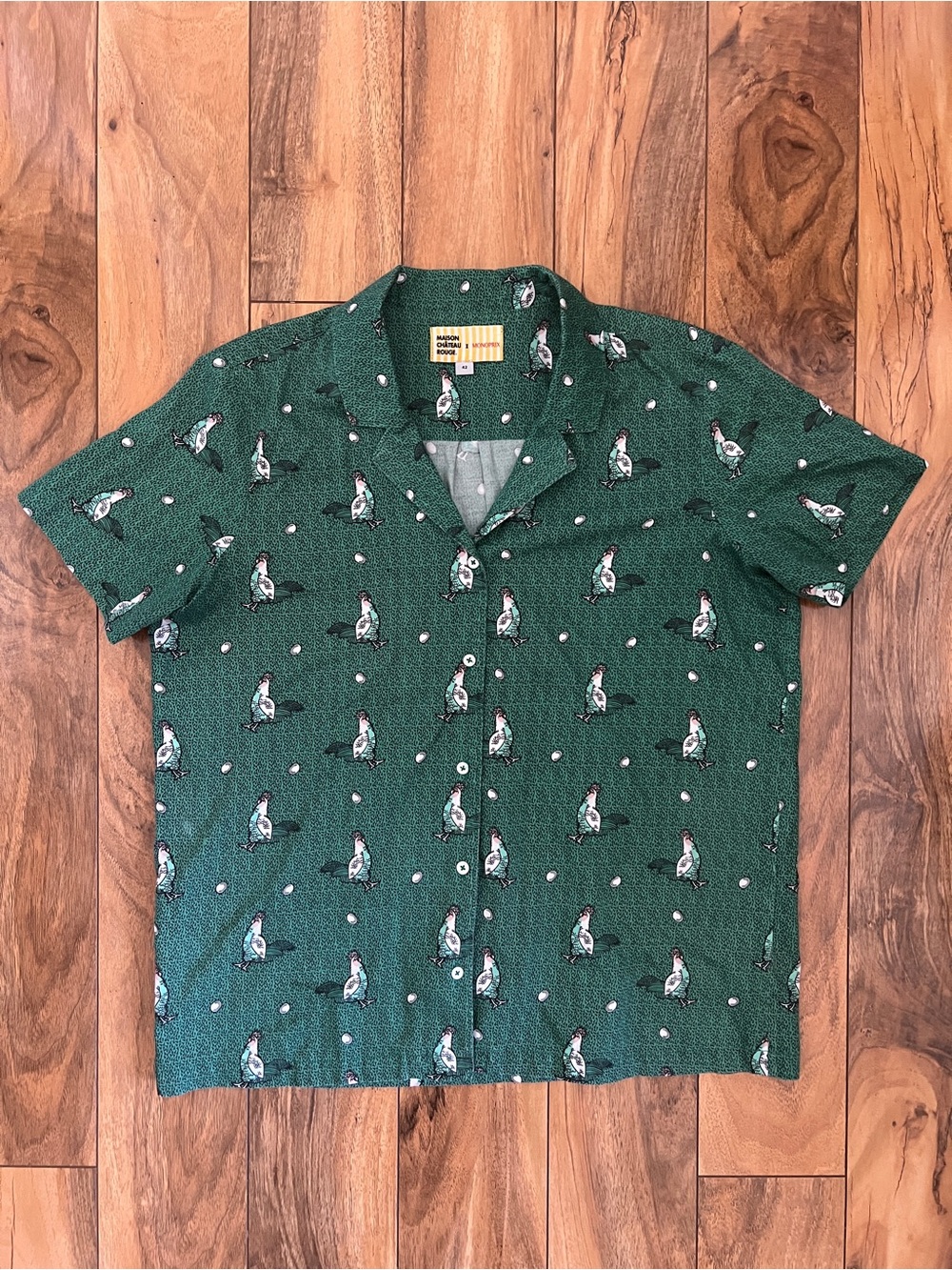 Maison Château Rouge x Monoprix Rooster Button-Up Shirt